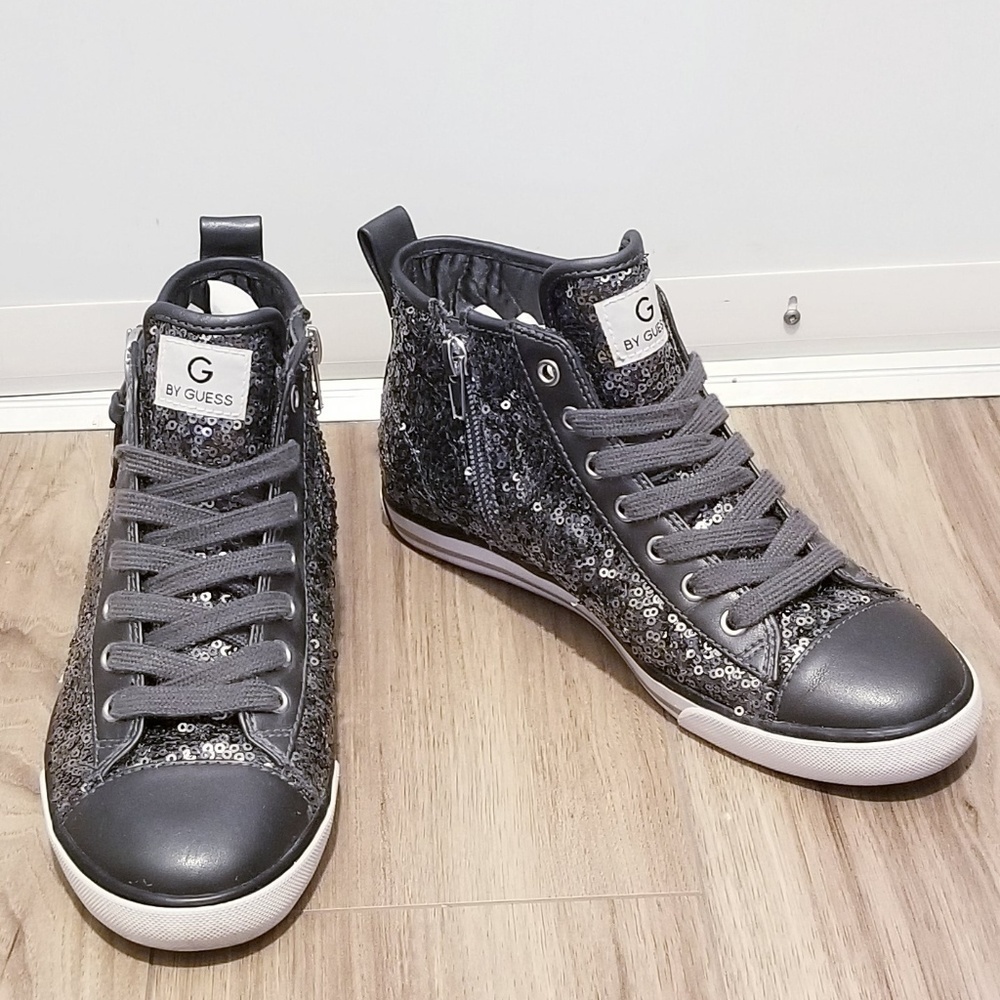 👟GUESS Sequin Hightops (Sz6)